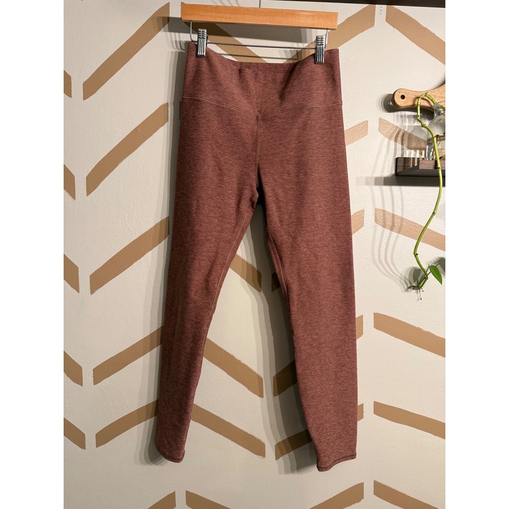 Vuori Daily Legging Womens Medium Rust Heathered High Rise VW444